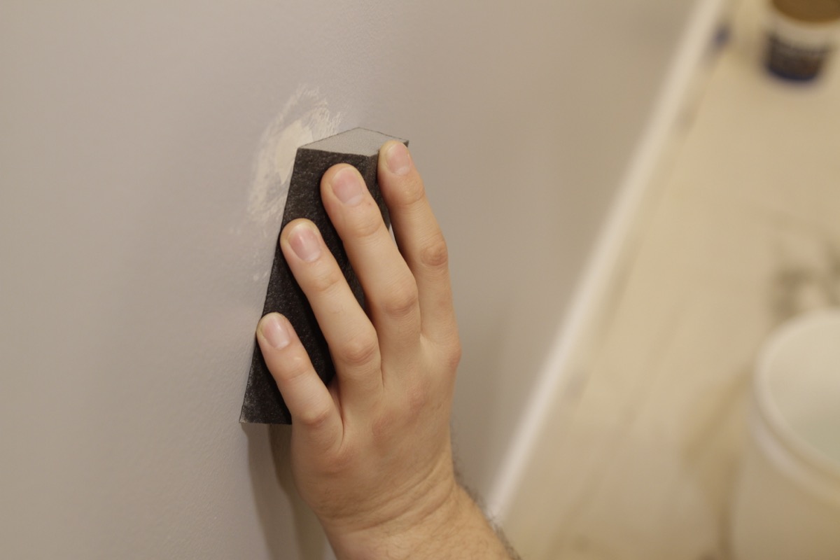 Drywall repair before interior painting in Raleigh NC